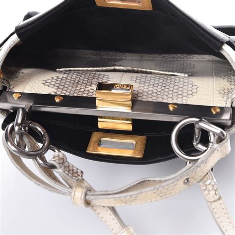 buy fendi micro peekaboo|fendi peekaboo snakeskin.